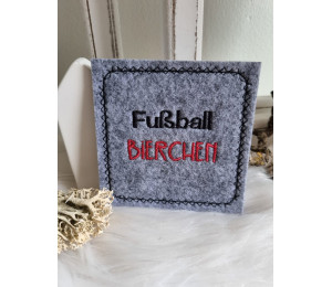 ADVENTSKALENDER 5. Dezember - Stickserie ITH - 26 Untersetzer Bier Sprüche